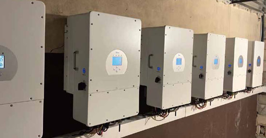 Deye multiple inverter renewable installation