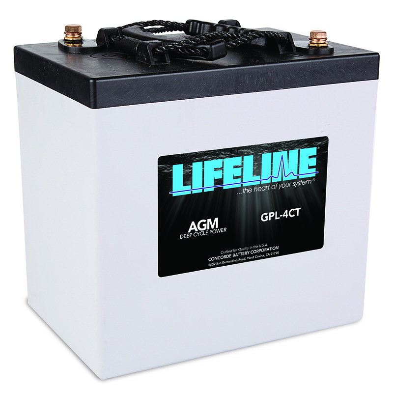 Lifeline 6v 220ah Deep Cycle Agm Battery