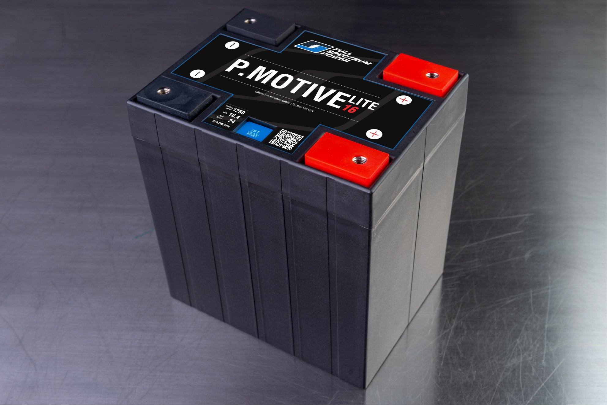 16 Volt Race Battery 1250 cranking amps Lithium Lightweight