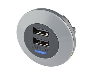 Alfatronix USB charging Adapter Dual output 12/24V input