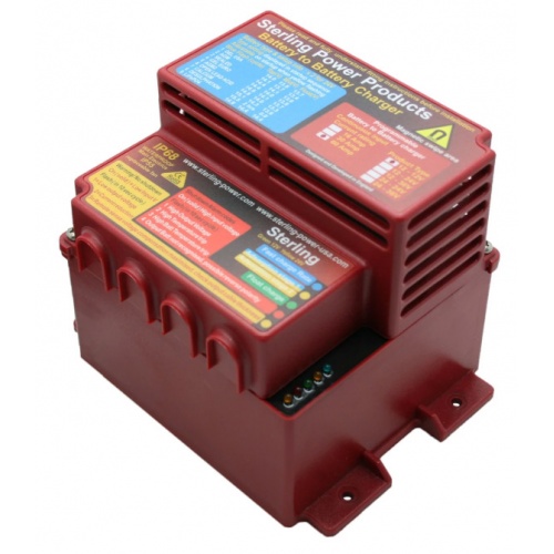 Waterproof Battery to Battery Chargers - 60A 12V-12V
