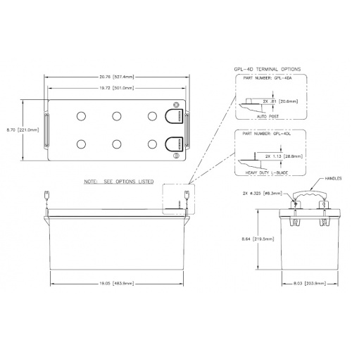 GPL-4D Terminal Layout