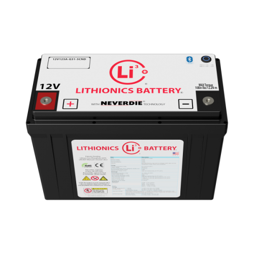 12 Volt 125Ah Lithium Battery